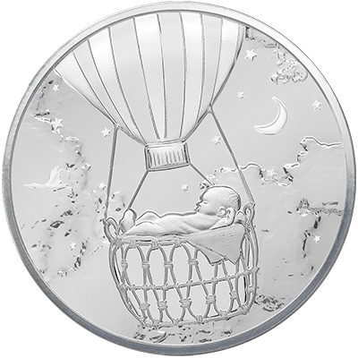 A picture of a 1 oz. TD Special Delivery Silver Round